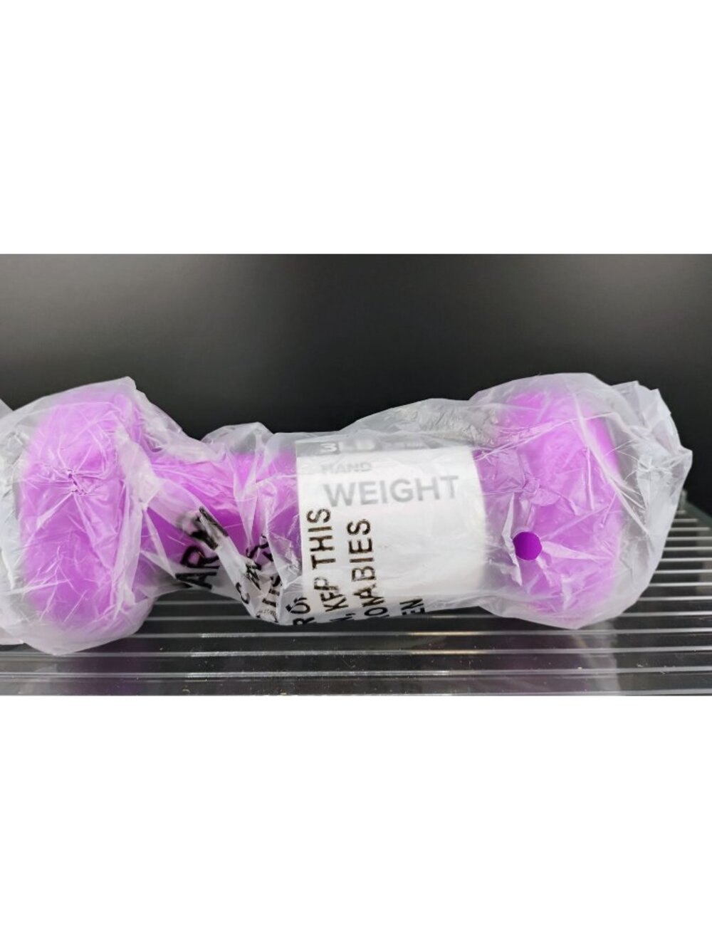 Hand Weight 3lb Neoprene Coated Dumbbell Purple Durable Grip